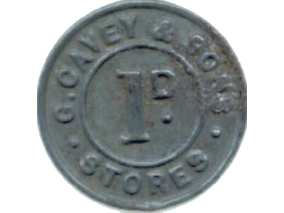 G. Cavey Token (obverse)