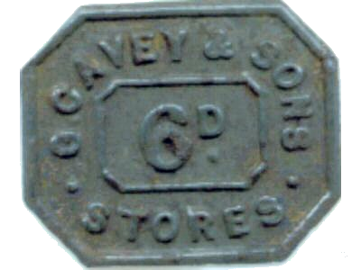 G. Cavey Token (obverse)