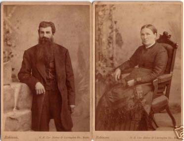 FREDERICK & MARY KING PORTRAITS EARLY 1900'S!